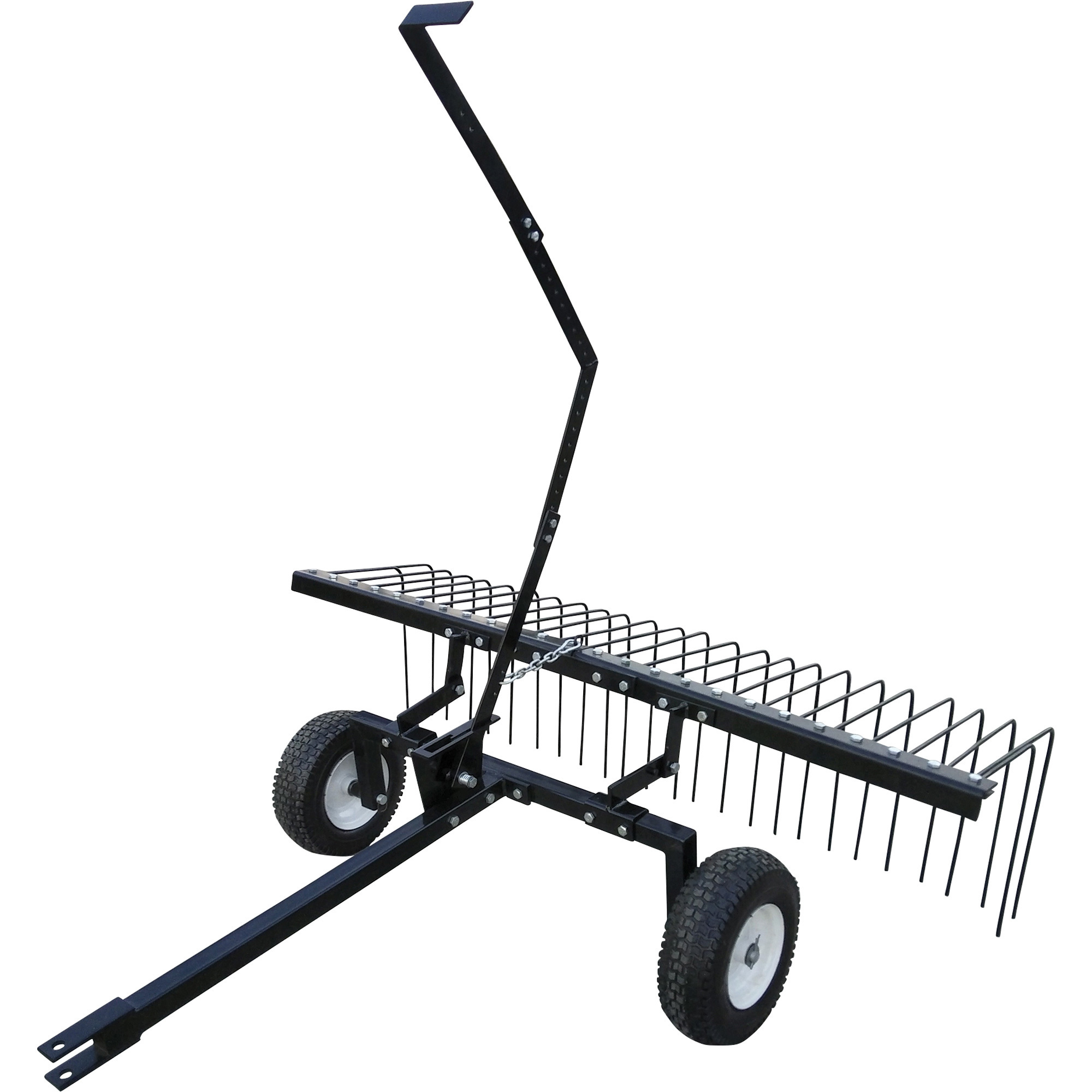 Yard Tuff Pine Straw Rake, 60in. Width, Model# YTF-60PSR
